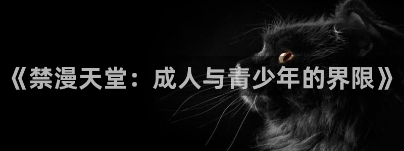 拷贝漫画 copymanager.ory网站：《禁漫天堂：成人与青少年的界限》